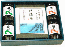 焼のり・卓上のり詰め合わせ　磯4本セット